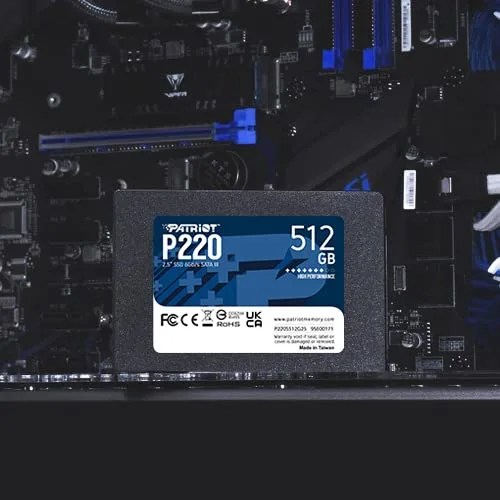 Disque Dur Patriot P220 512GB SSD 2.5" SATA - vue 4