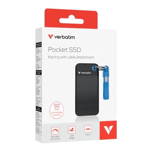 Disque Dur Verbatim Pocket SSD 512GB - vue 2