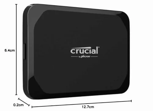 Disque SSD externe Crucial X9 2 To Noir - vue 2