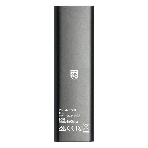 Disque SSD externe Philips 1 To Gris - vue 5