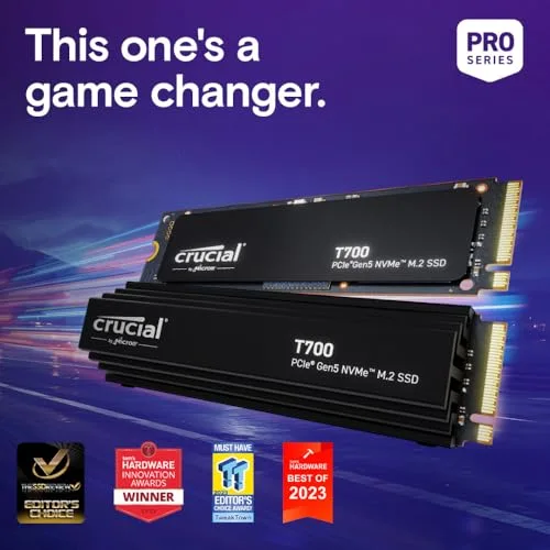 Disque SSD Interne Crucial T700 1 To - vue 6