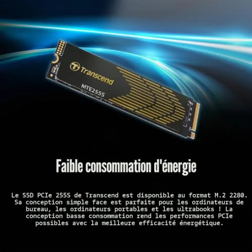 Disque SSD Transcend MTE255S 1TB - vue 6