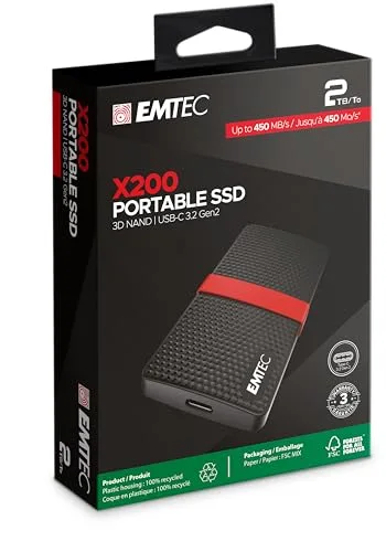 EMTEC X200 SSD Externe 2 To - vue 3