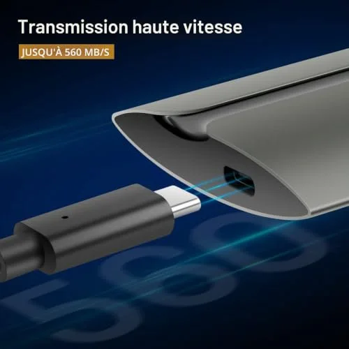 HIKSEMI SSD Externe Black T300S 2TO - vue 2