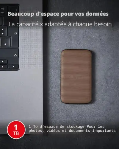 Intenso TX500 1 To SSD Externe - vue 3