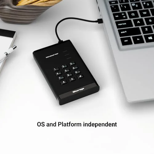 iStorage diskAshur PRO³ SSD 4 To - vue 2