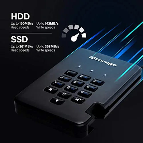 iStorage diskAshur PRO² SSD 512 Go Chiffré - vue 5