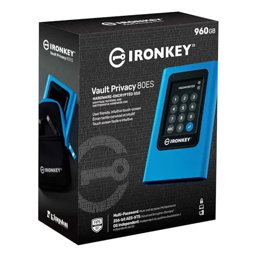 Kingston IronKey Vault Privacy 80 960 Go - vue 3