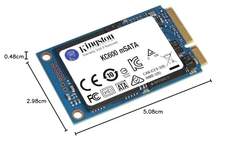 Kingston KC600 256 Go mSATA - vue 4