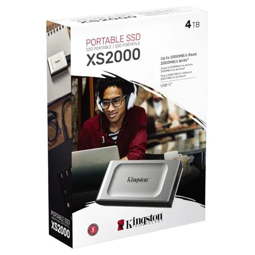 Kingston XS2000 4 To SSD Externe - vue 3