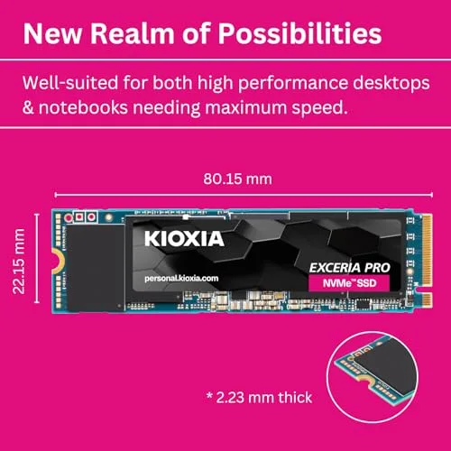 KIOXIA EXCERIA PRO 1 To - vue 6