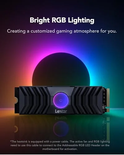 Lexar NM1090 2To SSD PCIe 5.0 - vue 4