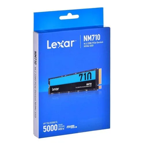 Lexar NM710 2TB SSD PCIe 4.0 - vue 3