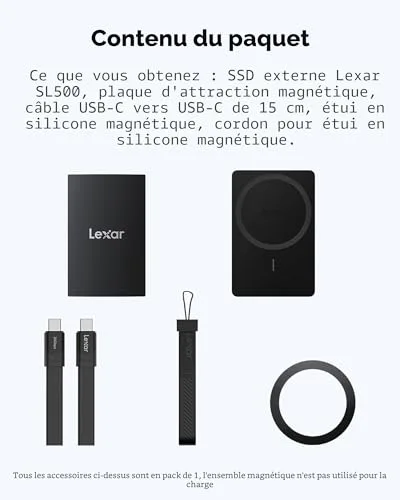 Lexar SL500M 4To Magnetic-Set SSD - vue 8