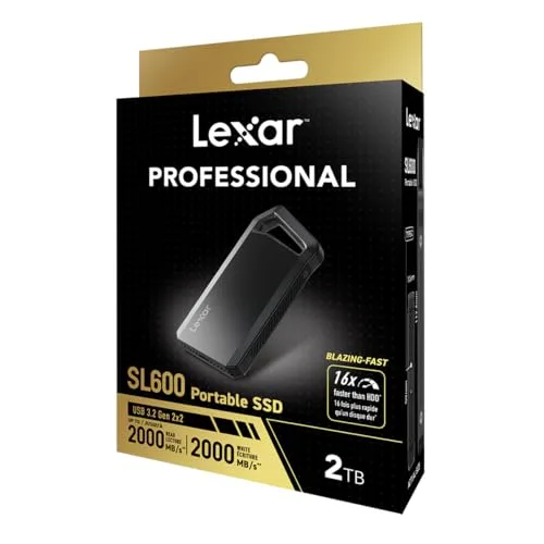 Lexar SL600 2TB SSD USB-C - vue 2
