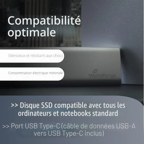 MediaRange MR1102 SSD Externe 480 Go - vue 4