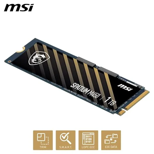 MSI SPATIUM M450 1 To PCIe 4.0 - vue 6