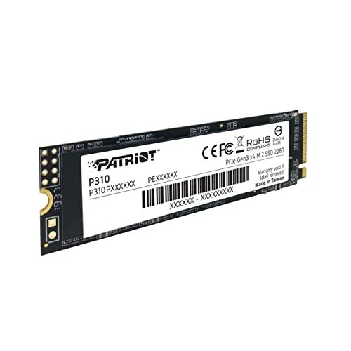 Patriot Memory P310 480 GB SSD M.2 NVMe - vue 4