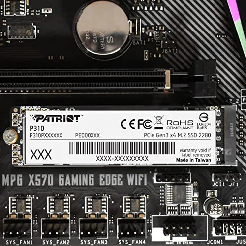Patriot Memory P310 480 GB SSD M.2 NVMe - vue 6