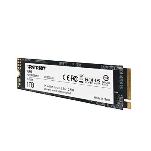 Patriot P300 1,02TB SSD M.2 NVMe - vue 4