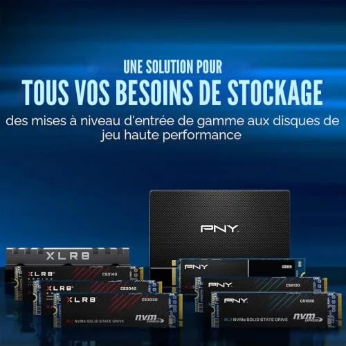 PNY CS2130 SSD 2 To M.2 NVMe - vue 5
