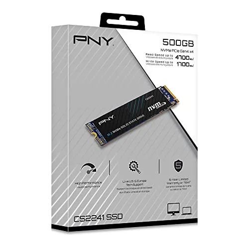 PNY CS2241 500 Go PCIe 4.0 - vue 8