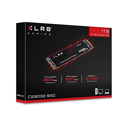 PNY XLR8 CS3030 SSD 1 To M.2 NVMe - vue 8