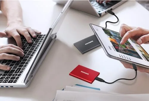 Samsung SSD Externe T7 2 To - vue 5