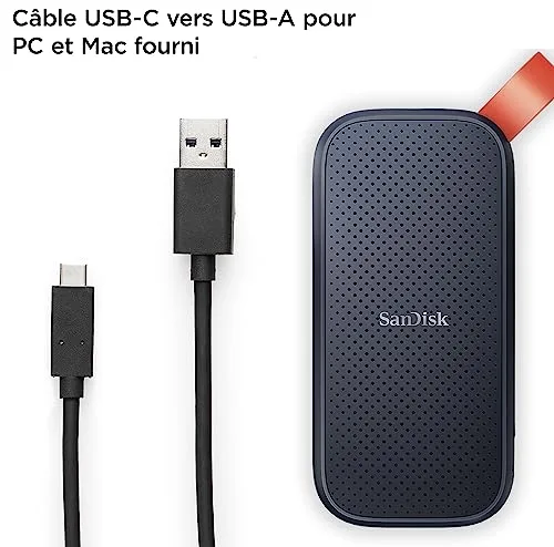SanDisk E30 1 To SSD Externe - vue 3
