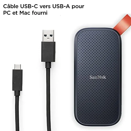 SanDisk E30 2 To SSD Externe - vue 3