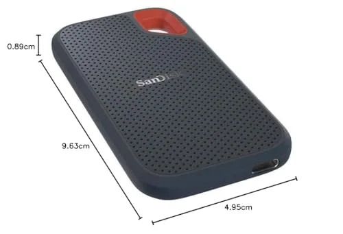 SanDisk Extreme Portable SSD 2 To - vue 5