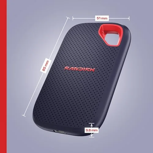 SanDisk Extreme Portable SSD V3 1 To - vue 7