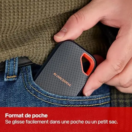 SanDisk Extreme Portable V3 4 To - vue 5
