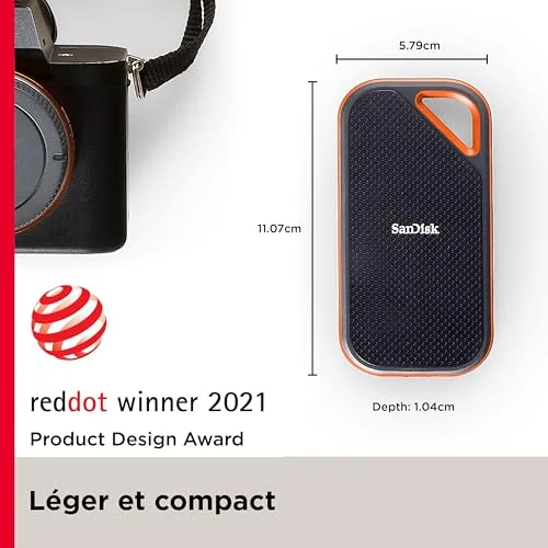 SanDisk Extreme Pro 2 To V2 - vue 3