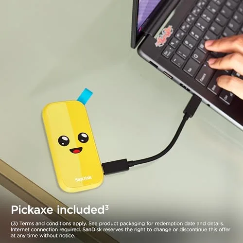 SanDisk Fortnite Peely SSD 2 To - vue 4