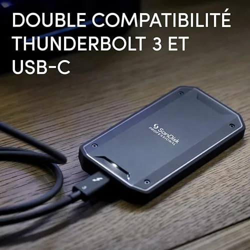SanDisk PRO-G40 1TB SSD Thunderbolt 3 - vue 3