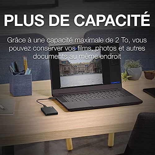 Seagate One Touch SSD 1 To - vue 3
