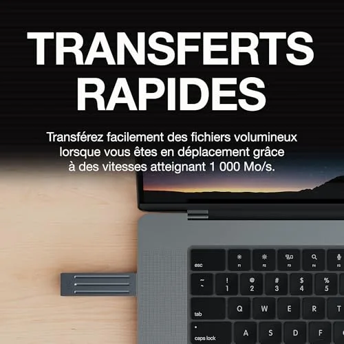Seagate STMX2000400 1TB SSD - vue 5