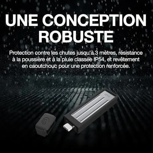 Seagate Ultra Compact STMX1000400 1 To - vue 6