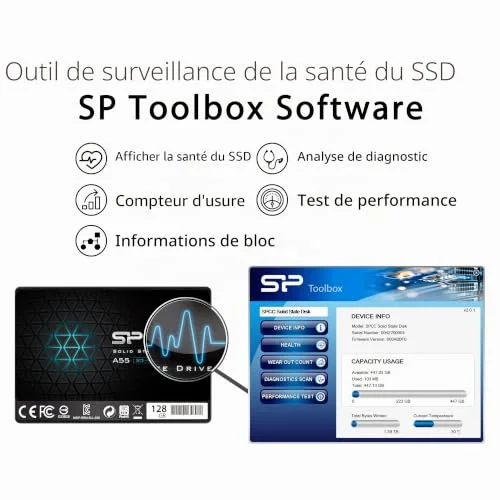 Silicon Power A55 128 Go - vue 5