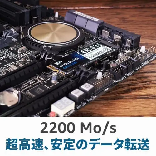 Silicon Power P34A60 512 Go SSD M.2 - vue 3