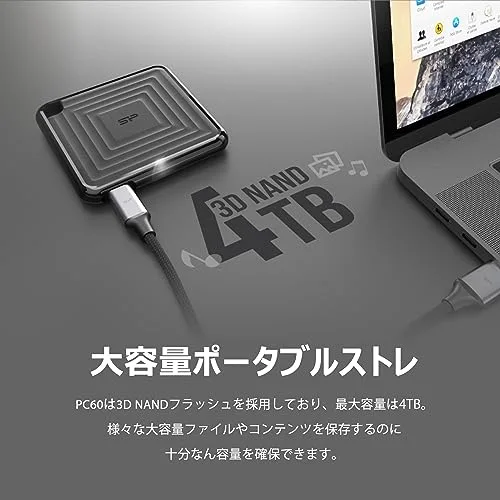 Silicon Power PC60 2 To - vue 3