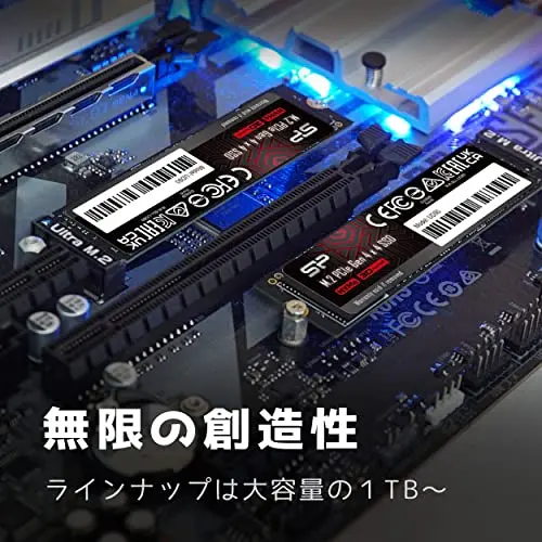 Silicon Power UD90 2 To SSD M.2 PCIe 4.0 - vue 5