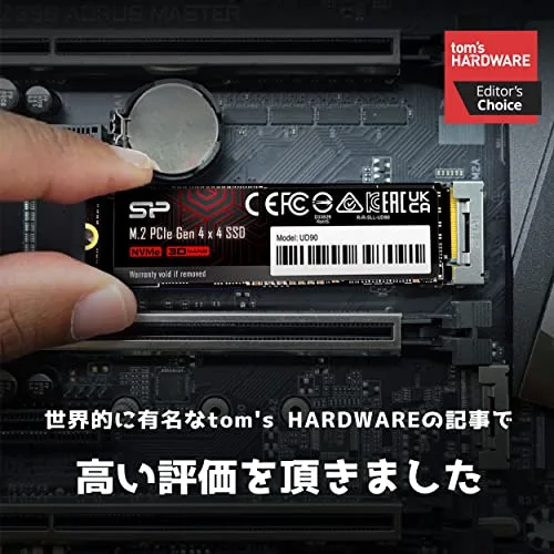 Silicon Power UD90 2 To SSD M.2 PCIe 4.0 - vue 6
