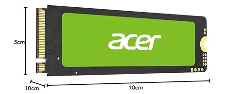 SSD Acer FA100 512 Go M.2 PCIe Gen3 NVMe - vue 6