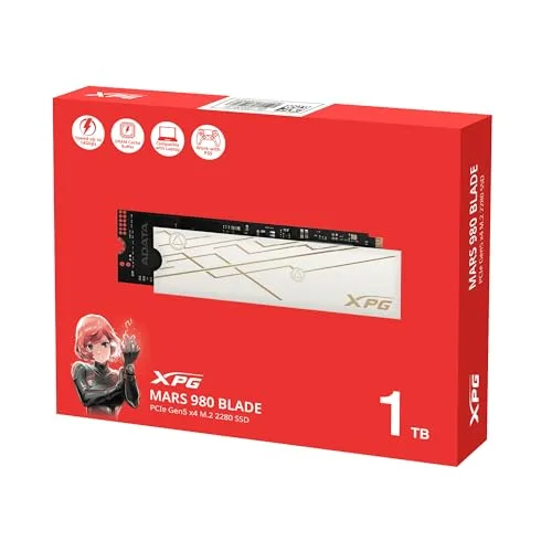 SSD ADATA SMAR-980B M.2 1To PCIe 5.0 - vue 2