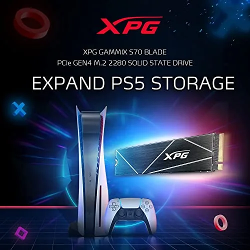 SSD Adata XPG Gammix S70 Blade 1To - vue 3