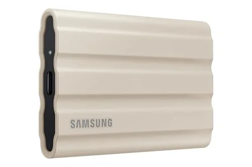 SSD Externe Samsung T7 Shield 2 To Beige - vue 3