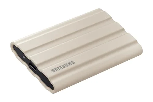 SSD Externe Samsung T7 Shield 2 To Beige - vue 6