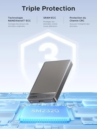 SSD Externe UGREEN 1To 2000 Mo/s - vue 4